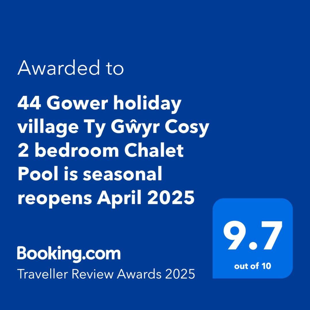 44 Gower Holiday Village Ty Gwyr Cosy 2 Bedroom Chalet Swansea Ngoại thất bức ảnh